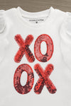 "XOXO" Pink Sequin Skirt Set | Sparkle in Pink