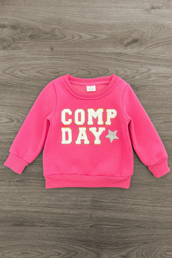 Mom & Me - "Comp Day" Pink Sweatshirt | Sparkle in Pink