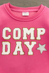 Mom & Me - "Comp Day" Pink Sweatshirt | Sparkle in Pink