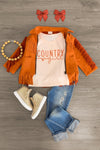 "Country Girl" Suede Fringe Jacket Set - Sparkle in Pink