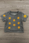 Mom & Me - Gray Sequin Softball Top | Sparkle in Pink