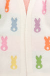 Mom & Me - Cozy Pastel Bunny Cardigan | Sparkle in Pink
