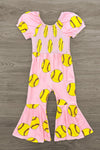 Pink Softball Jumpsuit | Sparkle in Pink