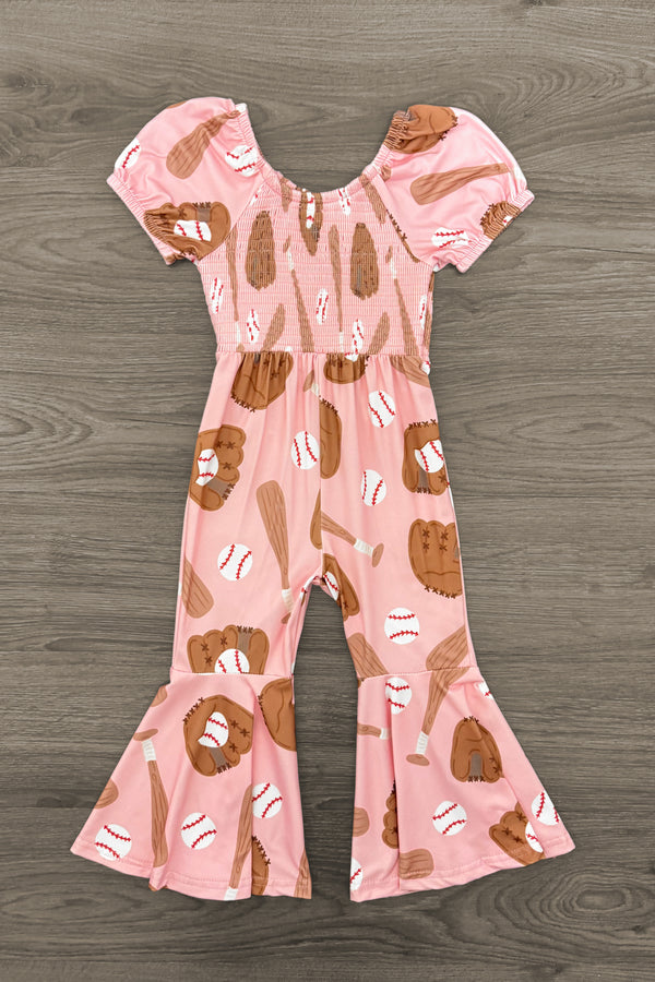 Pink Baseball Jumpsuit | Sparkle in Pink
