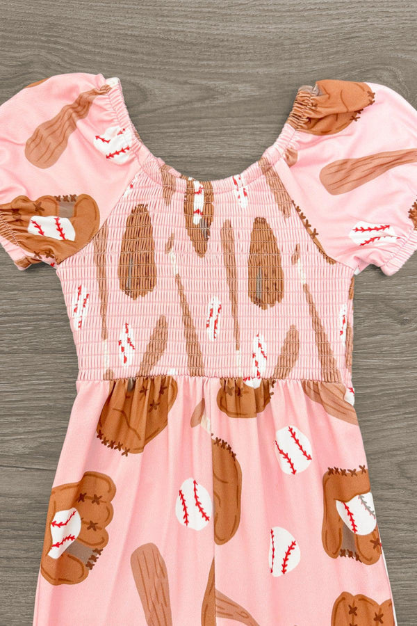 Pink Baseball Jumpsuit | Sparkle in Pink