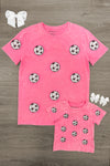 Mom & Me - Pink Sequin Soccer Top | Sparkle in Pink