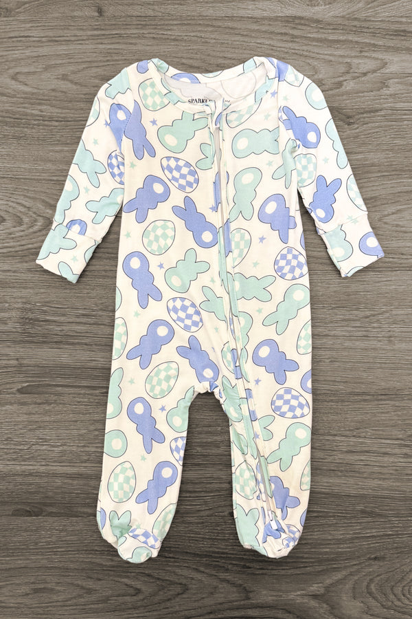 Bamboo Peep Onesie | Sparkle in Pink