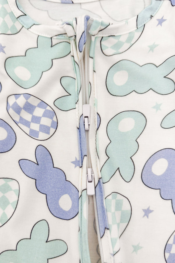 Bamboo Peep Onesie | Sparkle in Pink