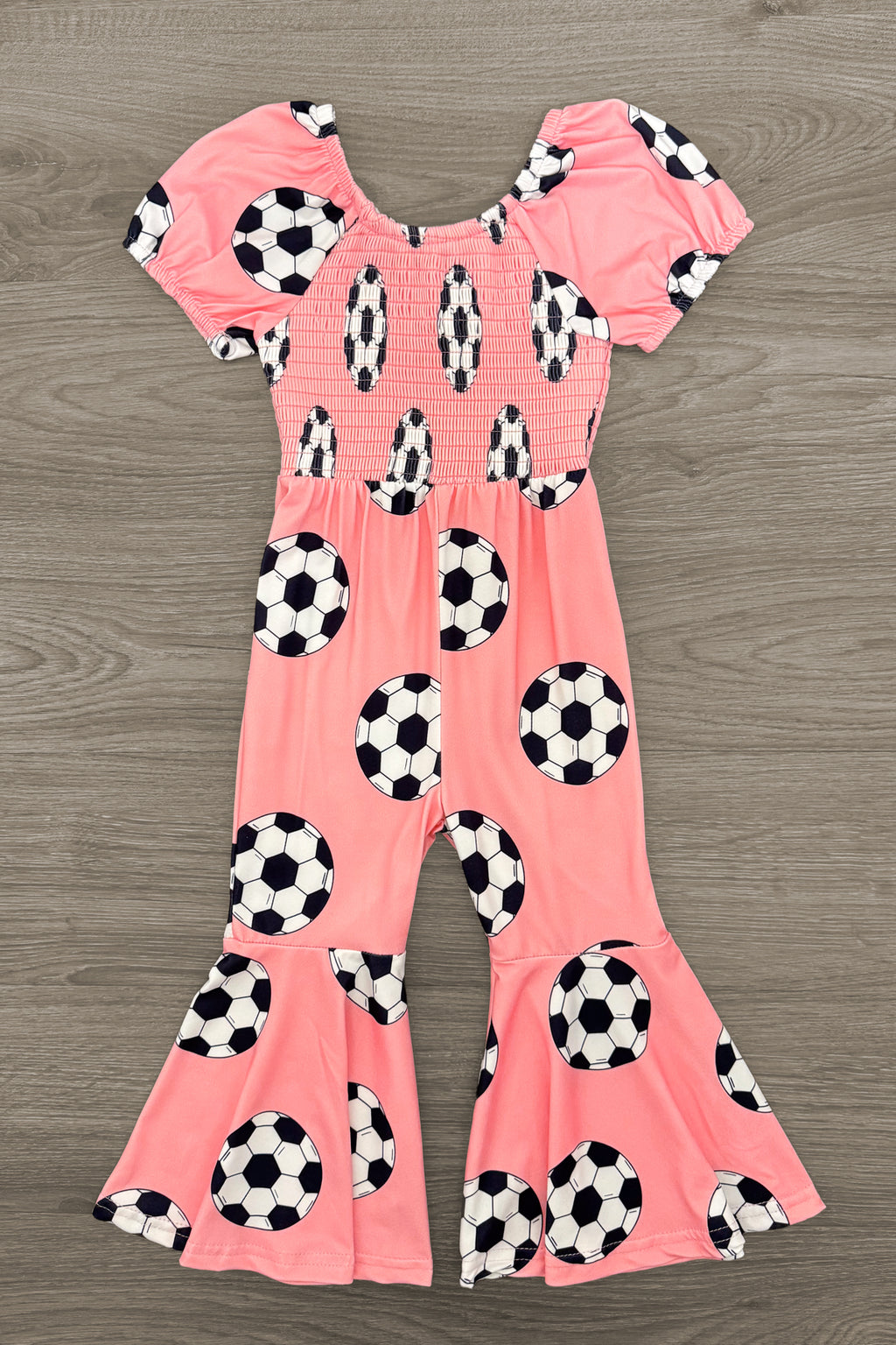 Pink Soccer Ball Jumpsuit | Sparkle in Pink