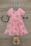 Pink Sequin Soccer Dress | Sparkle in Pink