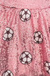Pink Sequin Soccer Dress | Sparkle in Pink