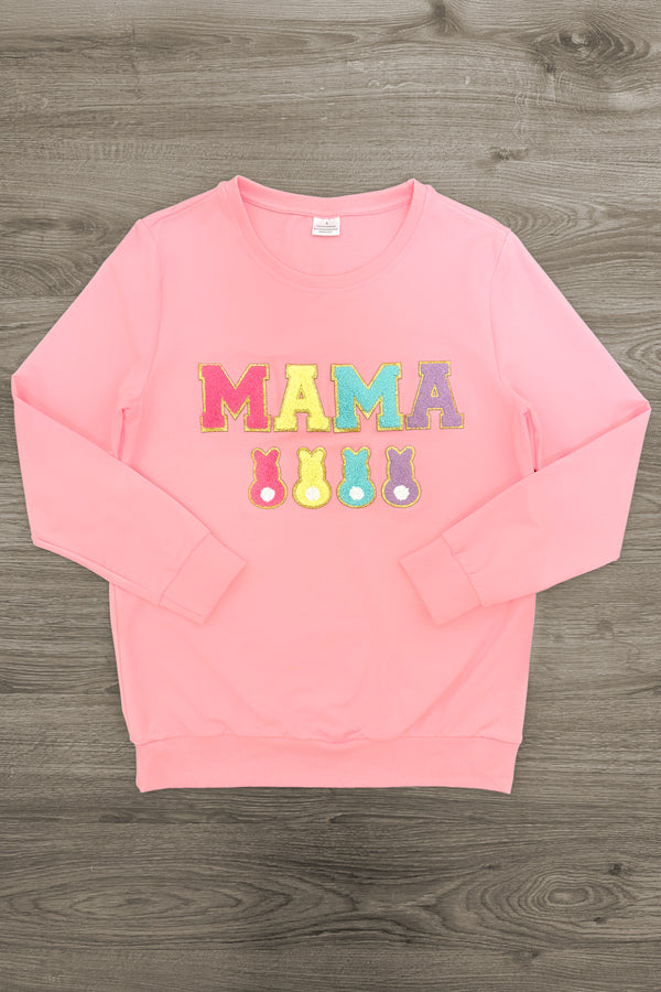 Mom & Me - "Mama & Mini" Pink Peep Top | Sparkle in Pink