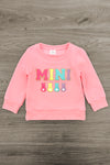 Mom & Me - "Mama & Mini" Pink Peep Top | Sparkle in Pink