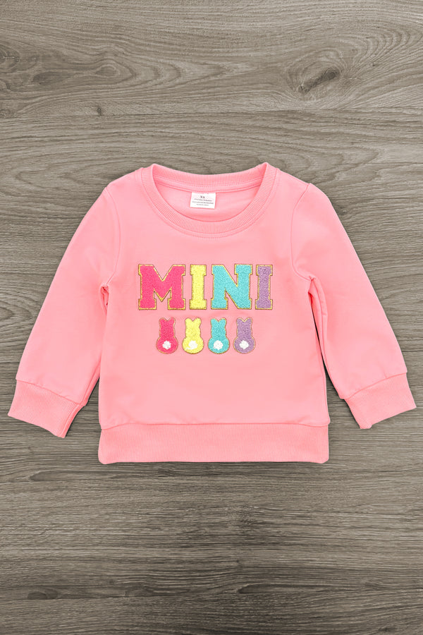 Mom & Me - "Mama & Mini" Pink Peep Top | Sparkle in Pink