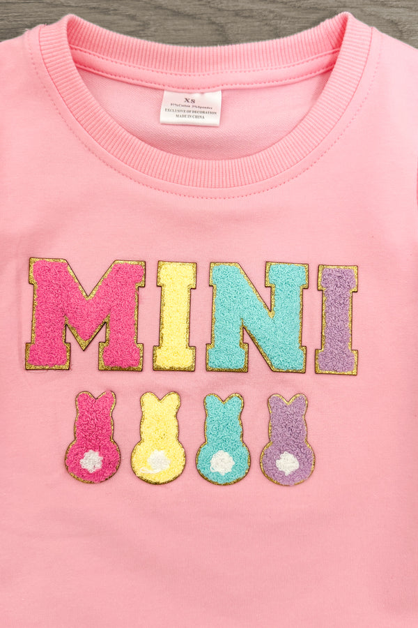 Mom & Me - "Mama & Mini" Pink Peep Top | Sparkle in Pink