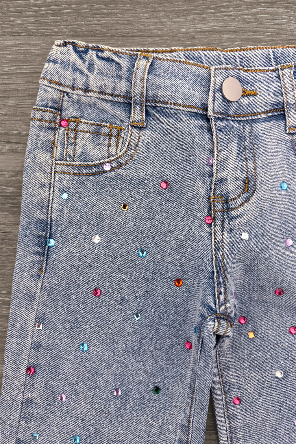 "Mama's Expensive Little Bestie" Denim Pant Set