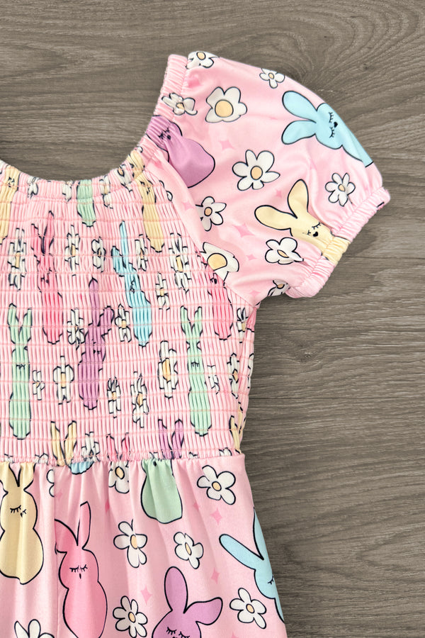 Pastel Peep Bunny Jumpsuit | Sparkle in Pink