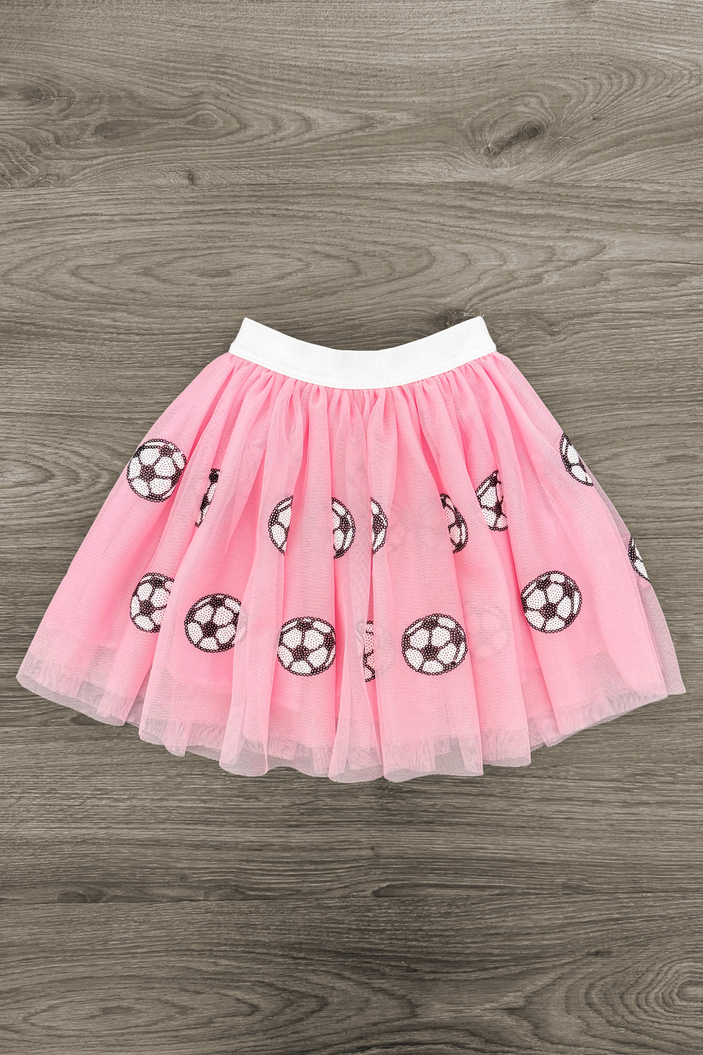 Pink Sequin Soccer Tutu Skirt Set | Sparkle in Pink