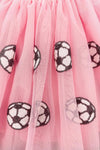 Pink Sequin Soccer Tutu Skirt Set | Sparkle in Pink