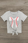 Red Sequin Baseball Tutu Skirt Set | Sparkle in Pink