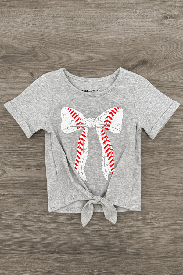 Red Sequin Baseball Tutu Skirt Set | Sparkle in Pink