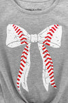 Red Sequin Baseball Tutu Skirt Set | Sparkle in Pink