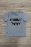 "Trouble Never Looked So Sweet" Top - Boy or Girl | Sparkle in Pink