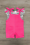 Stripe Romper Set | Sparkle in Pink