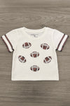 Mom & Me - Sequin Football Top | Sparkle in Pink