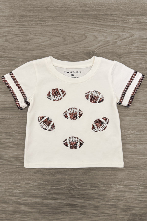 Mom & Me - Sequin Football Top | Sparkle in Pink