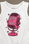 "Born To Yap" Pink Short Set | Sparkle in Pink