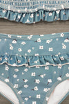 Mom & Me - Blue Ruffle Floral Bikini | Sparkle in Pink