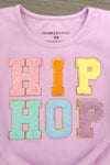 "Hip Hop" Rainbow Peep Flare Pant Set | Sparkle in Pink