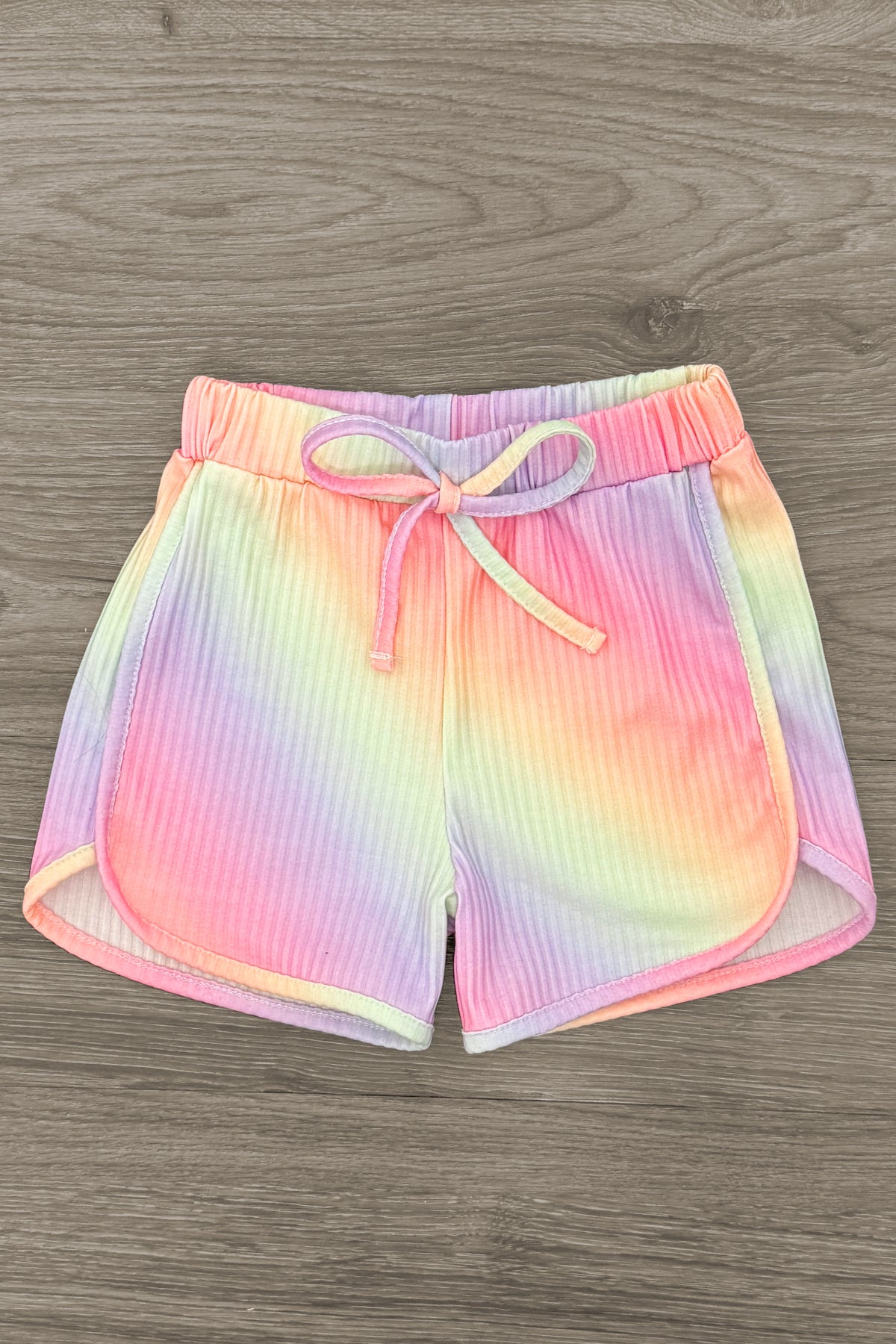 Pastel Sunset Tie Dye Short Set