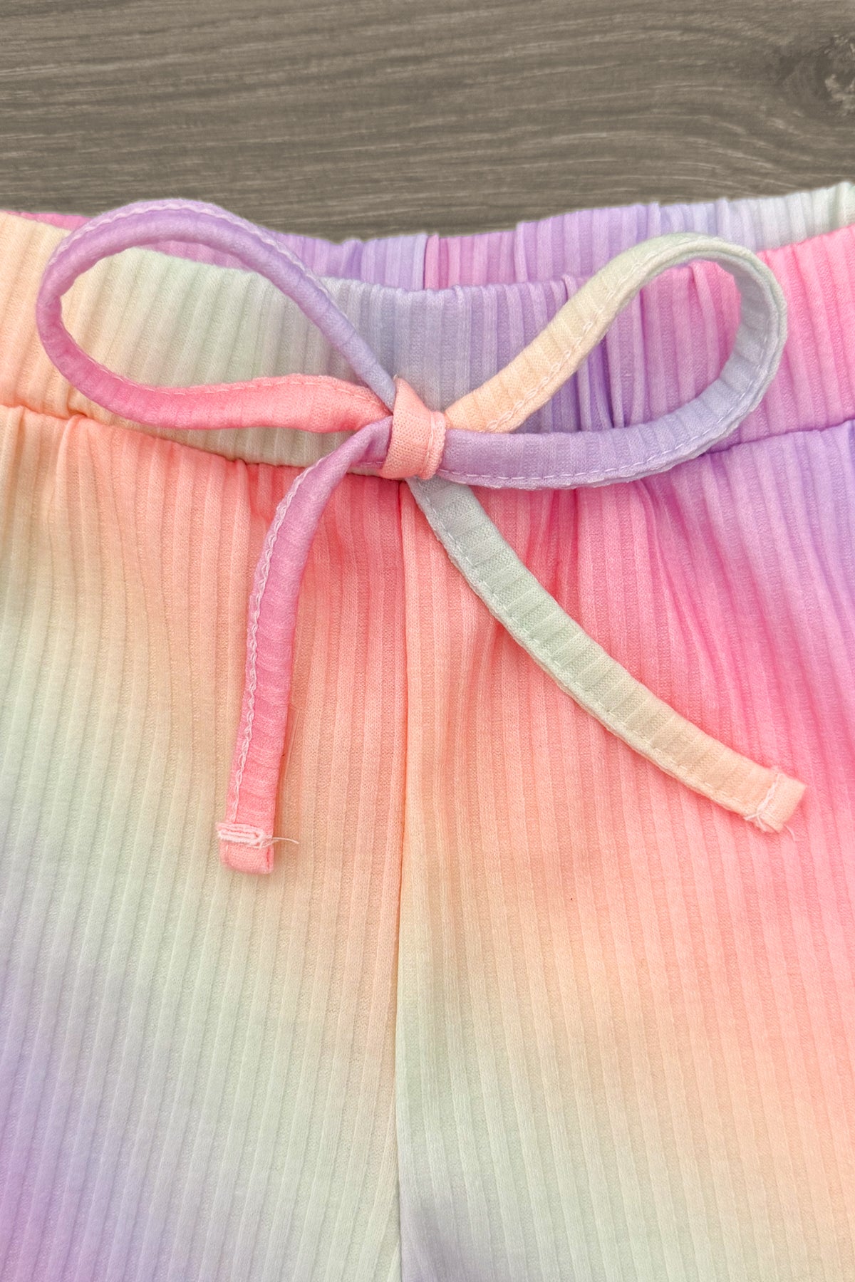 Pastel Sunset Tie Dye Short Set
