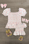 Mom & Me - Pink Floral Peplum Top | Sparkle in Pink