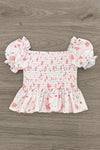Mom & Me - Pink Floral Peplum Top | Sparkle in Pink
