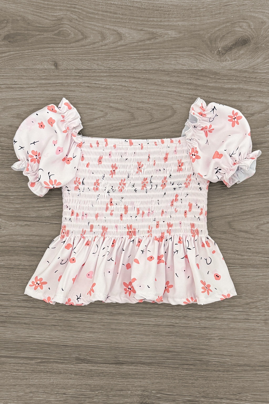 Mom & Me - Pink Floral Peplum Top | Sparkle in Pink
