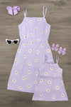 Mom & Me - Lavender Daisy Tank Dress | Sparkle in Pink