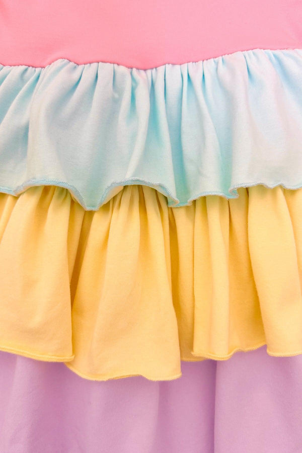 Mom & Me - Pastel Ruffle Dress | Sparkle in Pink