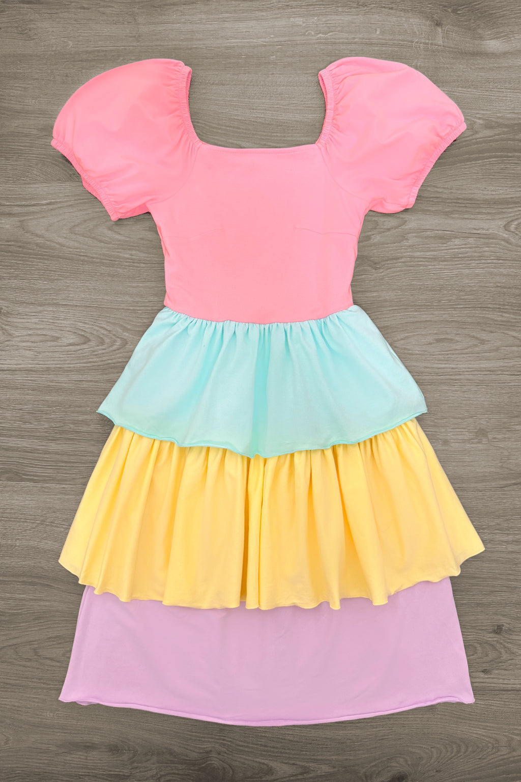 Mom & Me - Pastel Ruffle Dress | Sparkle in Pink