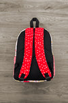 Pink & Red School Supplies Backpack | Sparkle in Pink