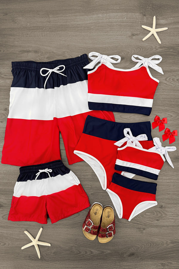Red, White & Blue Family Swimsuits | Sparkle in Pink