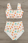 Mom & Kid - Tropical Paradise Swimsuits | Sparkle in Pink