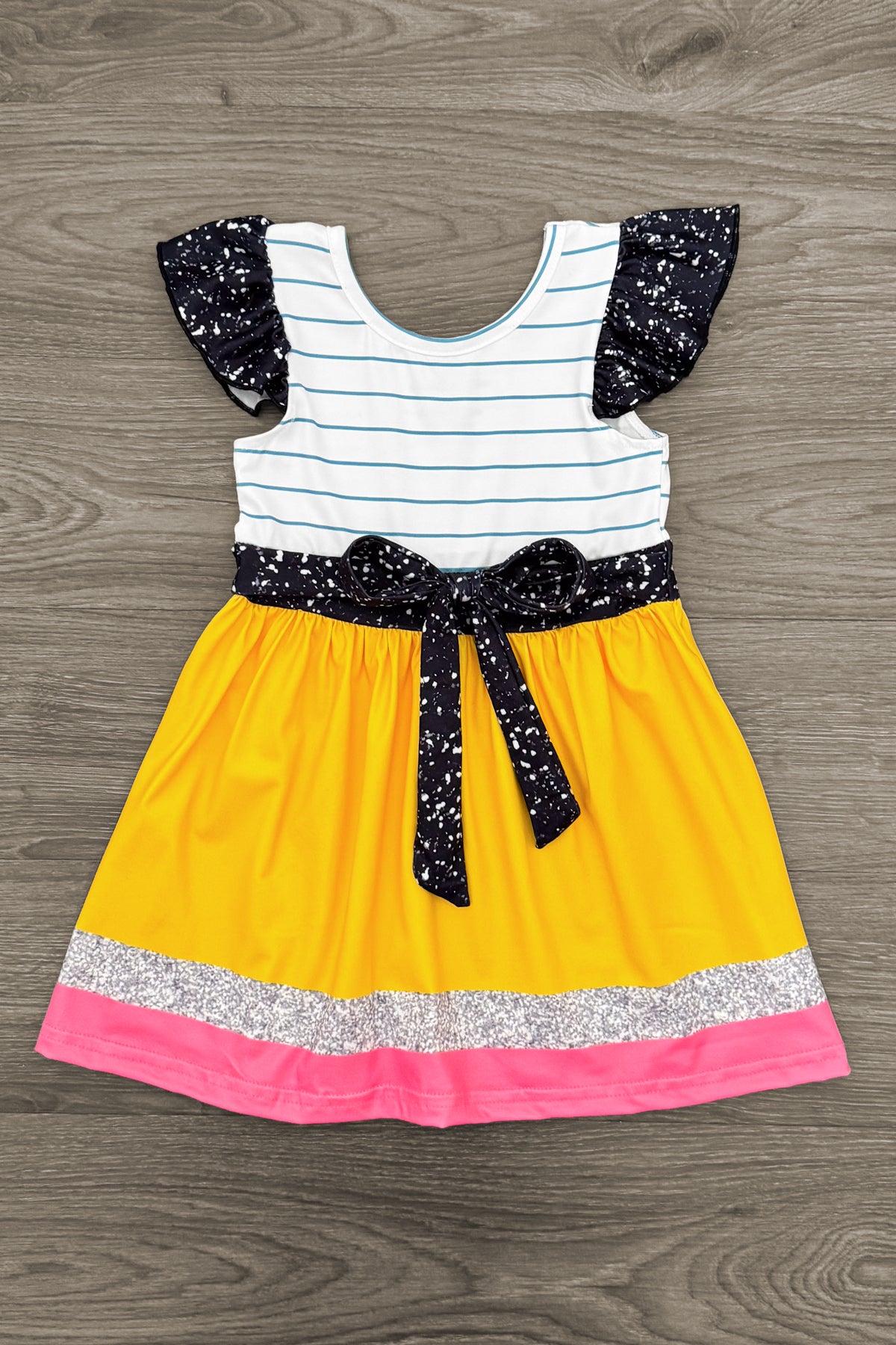 Mom & Me - Glitter Pencil & Notebook Dress | Sparkle in Pink