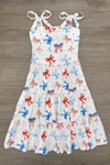Mom & Me - Red White & Blue Bow Dress | Sparkle in Pink
