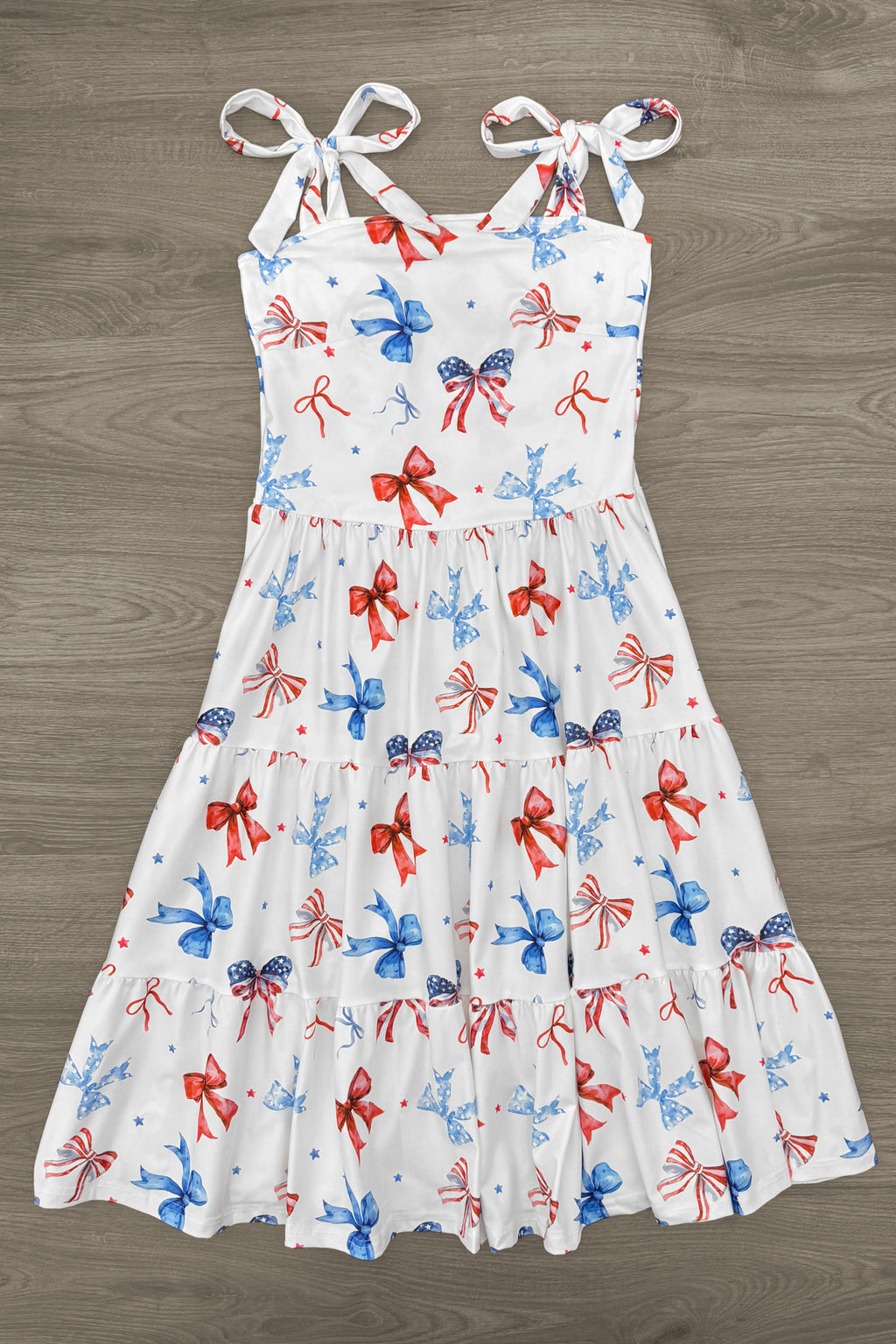 Mom & Me - Red White & Blue Bow Dress | Sparkle in Pink