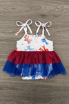 Mom & Me - Red White & Blue Bow Dress | Sparkle in Pink