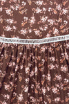 Mom & Me - Brown Floral Dress