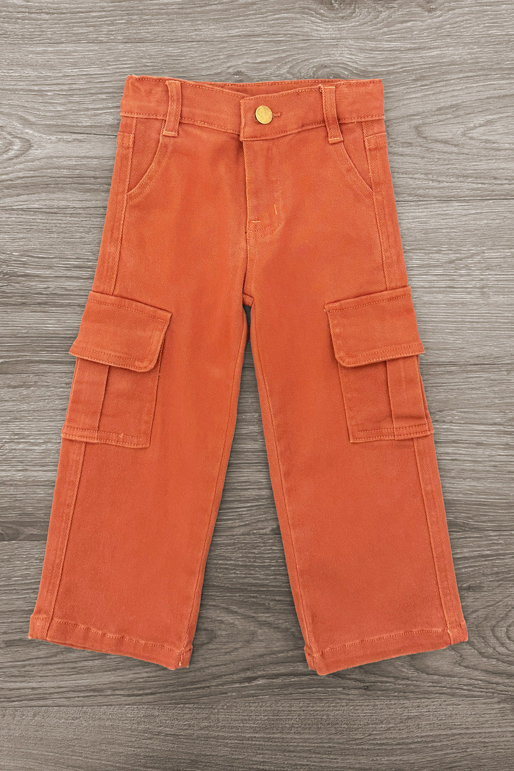 Rust Gemstone Denim Pant Set